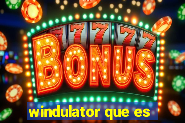 windulator que es